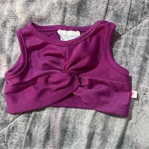 Build-A-Bear Purple Tie Top